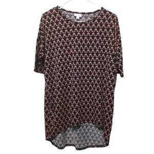 Women’s LuLaRoe Disney Minnie Mouse Casual Shirt Pink Bow Size Small